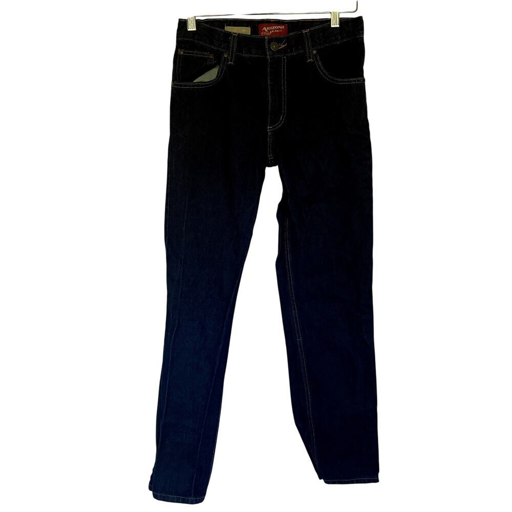 Arizona jeans skinny dark wash cotton women's size 28 waist denim pants pockets